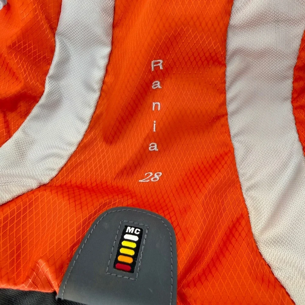 Lafuma Rania 28 Hiking Backpack 28L Orange Gray Rain Cover Camping Trekking